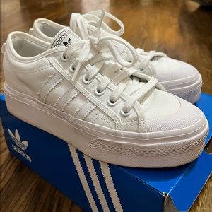 ADIDAS ORIGINALS NIZZA PLATFORM CASUAL SHOES